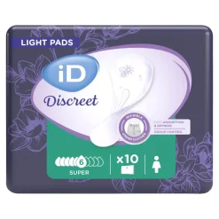 Inkontinenzeinlagen & Windeln|Die moderne Hausfrau Frauen-Einlagen "Super", 10 Stück