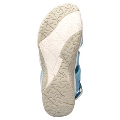 Sandalen|Die moderne Hausfrau Freizeit-Sandale „Franzi“ rauchblau