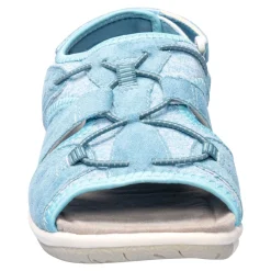 Sandalen|Die moderne Hausfrau Freizeit-Sandale „Franzi“ rauchblau