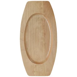 Pfannen|Die moderne Hausfrau Freyersbacher Kleine Gusseisenpfanne Oval 14x9 cm, Emaille Servierpfanne | Mit Brett und Tuch