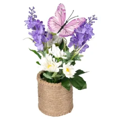 Kunstpflanzen|Frühlingsdekoration|Die moderne Hausfrau Frühlingsgesteck „Blütenzauber“