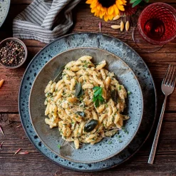 Geschirrsets|Die moderne Hausfrau Frühstücks Set, Steinzeug Carellia Grau