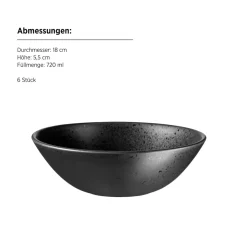 Geschirrsets|Die moderne Hausfrau Frühstücks Set, Steinzeug Essential