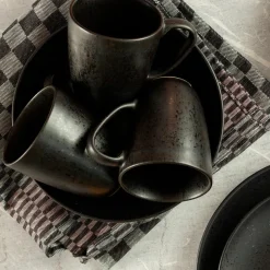 Geschirrsets|Die moderne Hausfrau Frühstücks Set, Steinzeug Essential