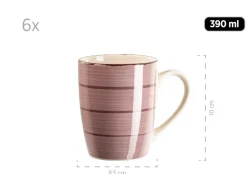 Geschirrsets|Die moderne Hausfrau Frühstücksgeschirr, Steingut Lumaca Berry