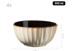 Die moderne Hausfrau Frühstücksset, Steinzeug Confino Beige