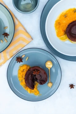 Geschirrsets|Die moderne Hausfrau Frühstücksset, Steinzeug Livio Grün