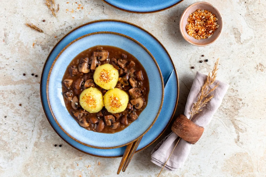 Geschirrsets|Die moderne Hausfrau Frühstücksset, Steinzeug Smoky's Blau