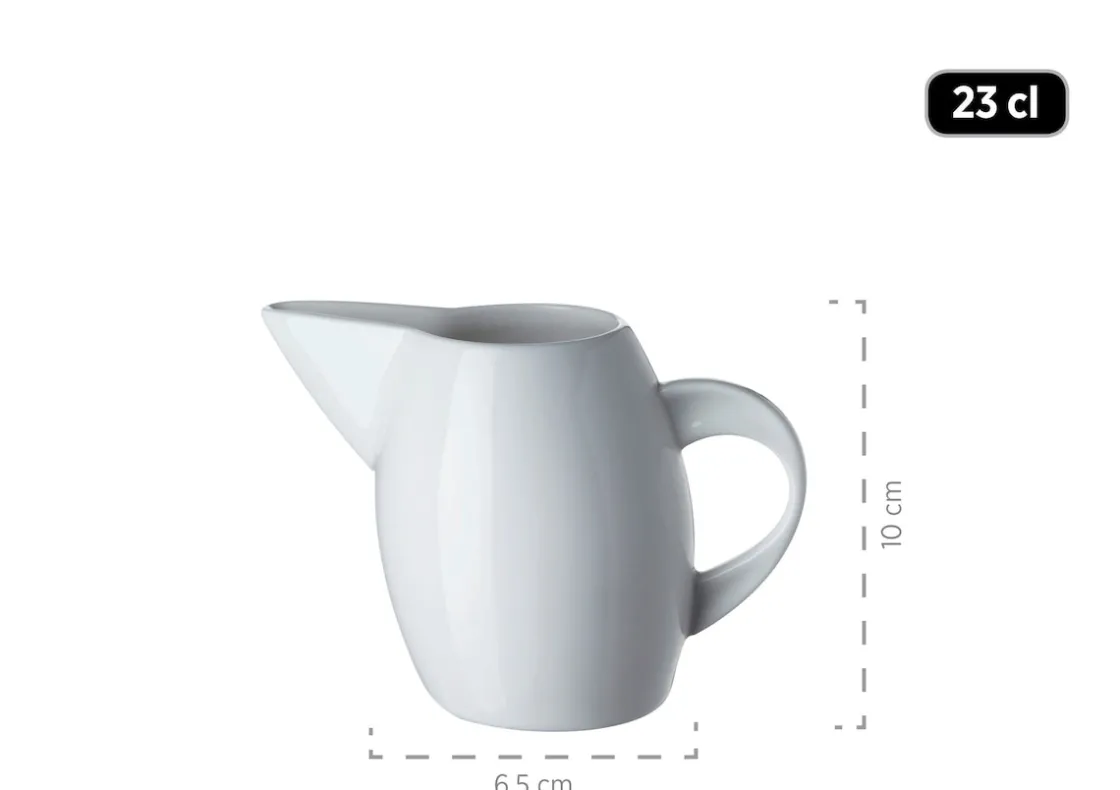 Geschirrsets|Die moderne Hausfrau Frühstücks-Zubehör, Porzellan LA MUSICA 1 x Zuckerdose, 1 x Gießer, 6 x Eierbecher