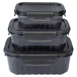 Lebensmittelbehälter|Die moderne Hausfrau Frischhaltedosen „Klick“, 3 Stück