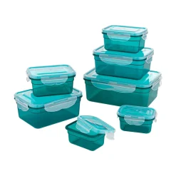 Lebensmittelbehälter|Die moderne Hausfrau Frischhaltedosen-Set "Klick-it", 14-teilig