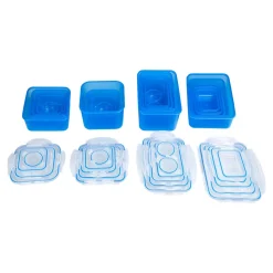 Lebensmittelbehälter|Die moderne Hausfrau Frischhaltedosen-Set mit Klickverschluss, 20 Stück