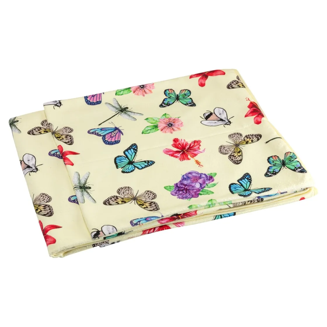 Sesselschoner|Sitzmöbel ·Sesselschoner|Die moderne Hausfrau Frottee-Set Sofa- und Sessel-Schoner „Schmetterling“