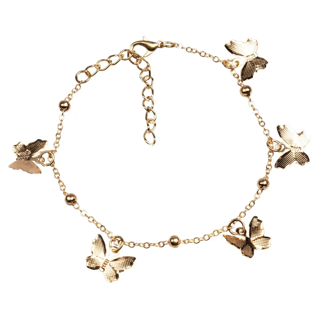Schmuck & Uhren ·Armbänder|Die moderne Hausfrau Fußkettchen „Schmetterling“