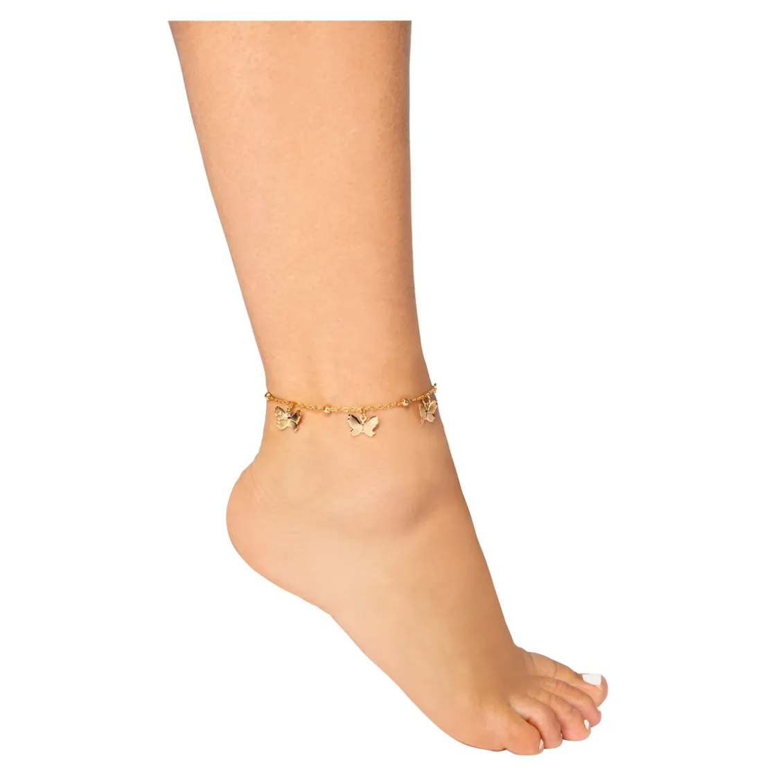 Schmuck & Uhren ·Armbänder|Die moderne Hausfrau Fußkettchen „Schmetterling“