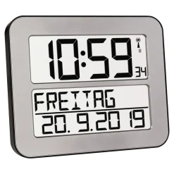 Uhren & Wecker|Die moderne Hausfrau Funkuhr Max grau