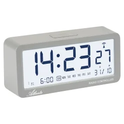 Uhren & Wecker|Die moderne Hausfrau Funkwecker grau