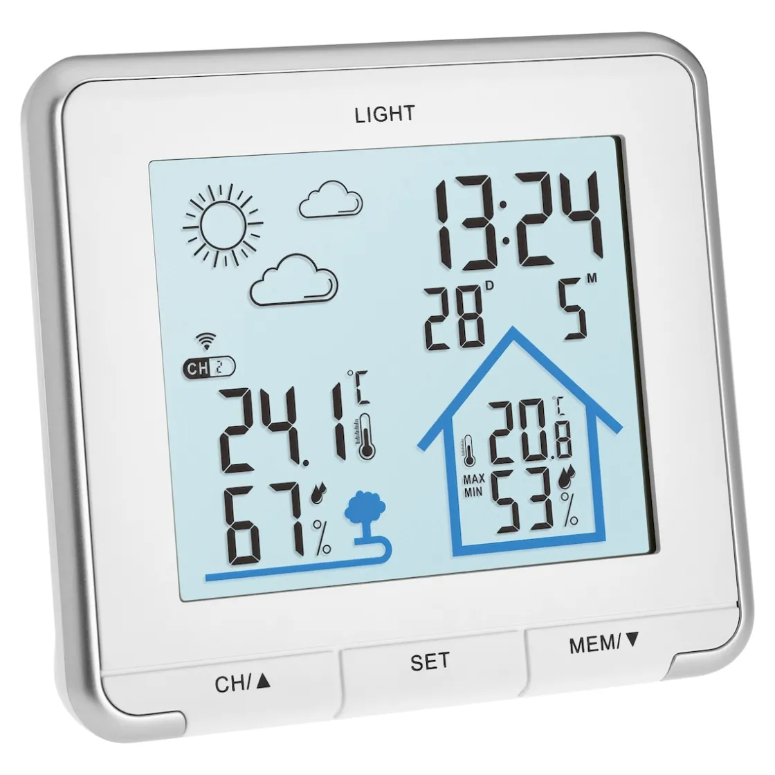 Thermometer|Die moderne Hausfrau Funk-Wetterstation
