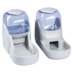 Hundebedarf|Katzenbedarf|Die moderne Hausfrau Futter- und Wasserspender, Set
