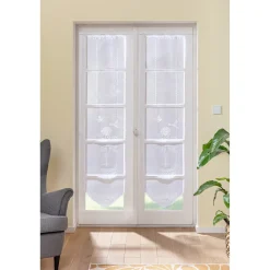 Frühlingsdekoration|Gardinen & Stores|Die moderne Hausfrau Gardine „Rosenbaum“, 2 Stück