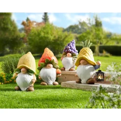 Gartendekoration ·Gartenfiguren|Gartenfiguren|Die moderne Hausfrau Gartenfigur „Fruchtwichtel" Eduard Erdbeere