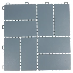 Beetbegrenzung|Die moderne Hausfrau Gartenplatten, 4 Stück anthrazit