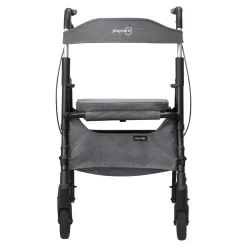 Rollatoren|Die moderne Hausfrau Gehhilfe W04 mit Sitztasche, klappbar grau