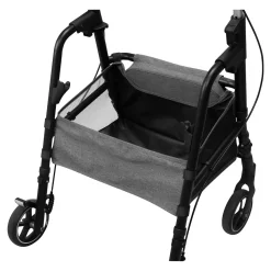 Rollatoren|Die moderne Hausfrau Gehhilfe W04 mit Sitztasche, klappbar grau