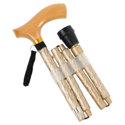 Die moderne Hausfrau Gehstock, faltbar, höhenverstellbar Eleganz