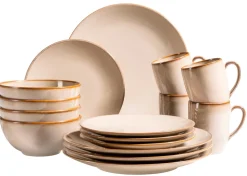 Geschirrsets|Die moderne Hausfrau Geschirr-Set, Keramik Ossia Sand