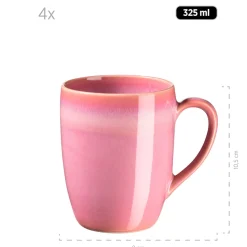 Die moderne Hausfrau Geschirr-Set, Keramik Ossia Sand, Hellblau