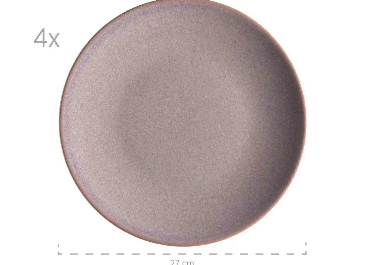 Die moderne Hausfrau Geschirr-Set, Keramik Ossia Sand, Hellblau