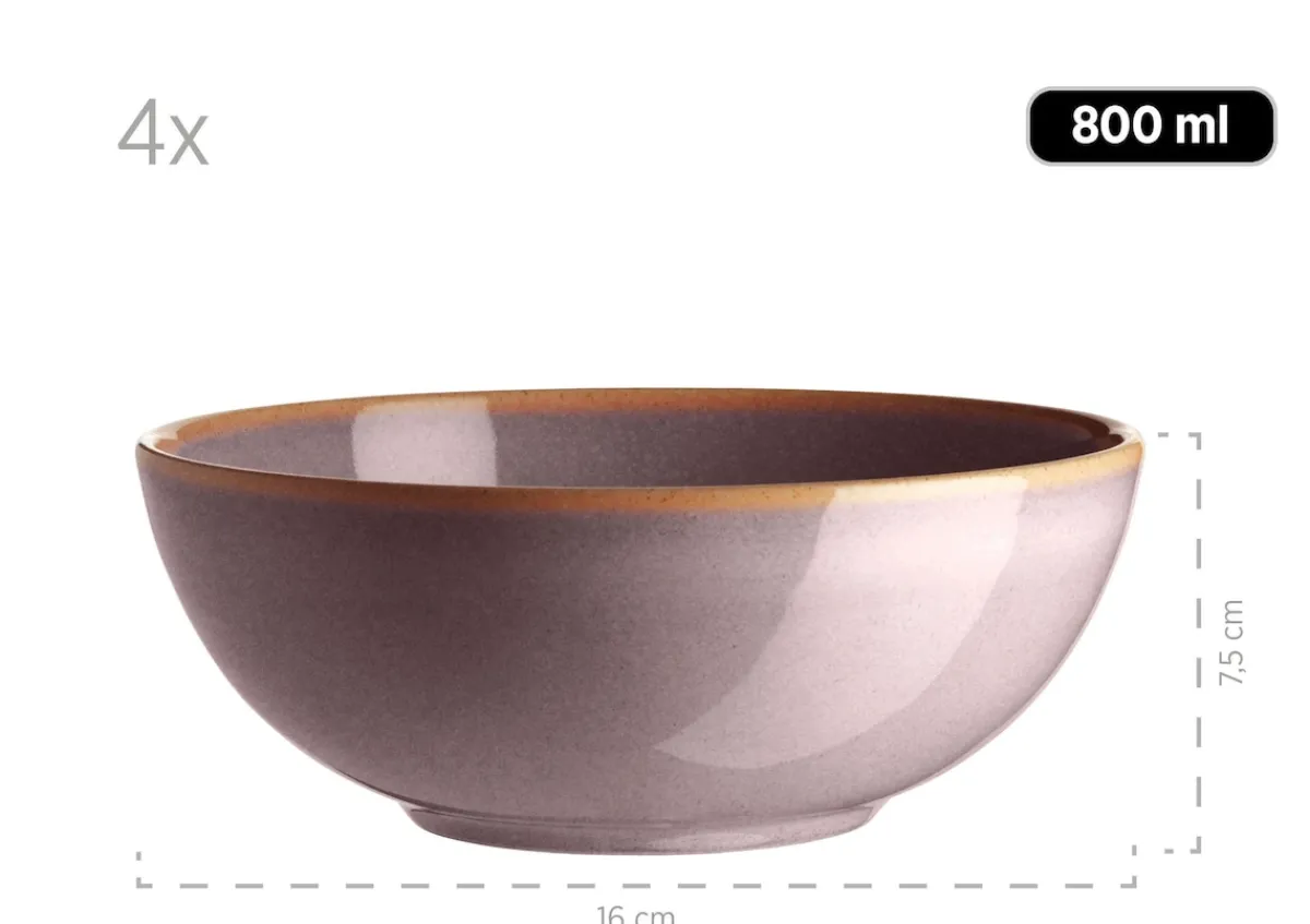 Die moderne Hausfrau Geschirr-Set, Keramik Ossia Sand, Hellblau