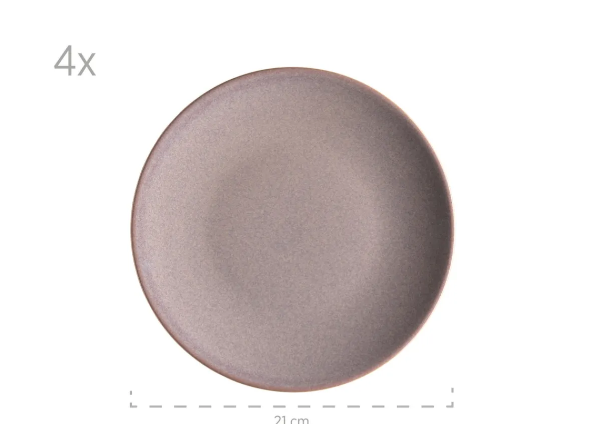 Die moderne Hausfrau Geschirr-Set, Keramik Ossia Sand, Hellblau