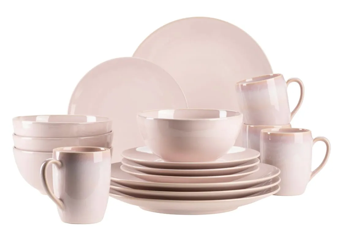 Geschirrsets|Die moderne Hausfrau Geschirr-Set, Keramik Ossia Hellblau