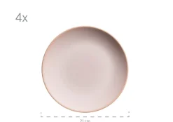 Geschirrsets|Die moderne Hausfrau Geschirr-Set, Keramik Ossia Hellblau