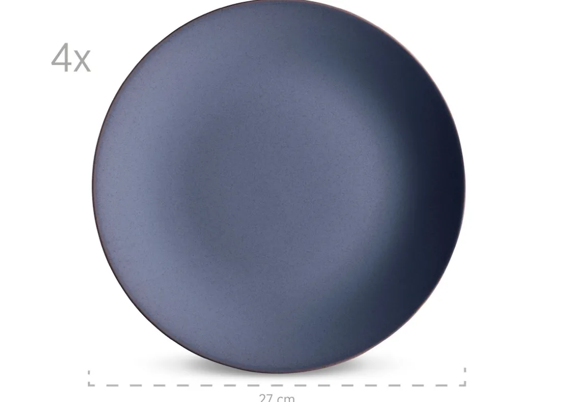 Geschirrsets|Die moderne Hausfrau Geschirr-Set, Keramik Ossia Hellblau