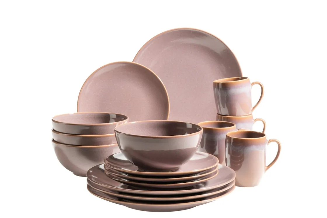 Geschirrsets|Die moderne Hausfrau Geschirr-Set, Keramik Ossia Hellblau