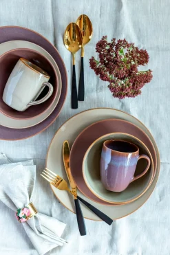 Geschirrsets|Die moderne Hausfrau Geschirr-Set, Keramik Ossia Hellblau