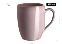 Geschirrsets|Die moderne Hausfrau Geschirr-Set, Keramik Ossia Hellblau