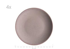 Geschirrsets|Die moderne Hausfrau Geschirr-Set, Keramik Ossia Hellblau