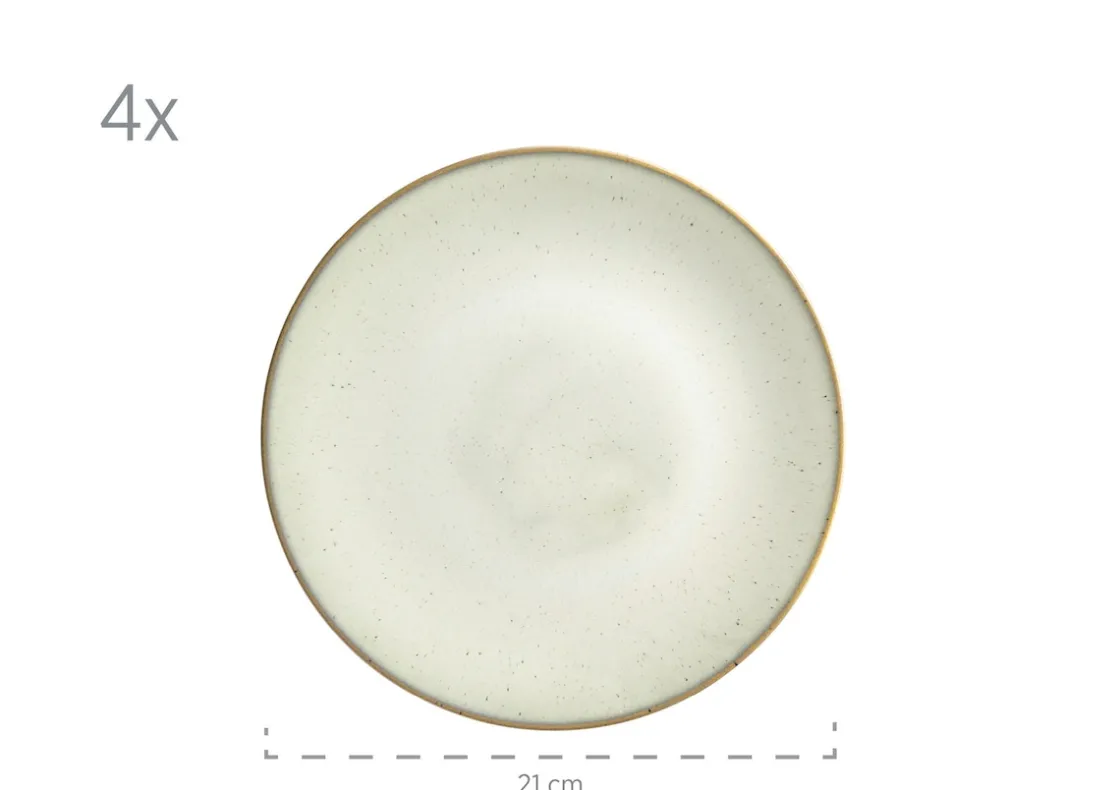 Geschirrsets|Die moderne Hausfrau Geschirr-Set, Keramik Ossia Hellblau