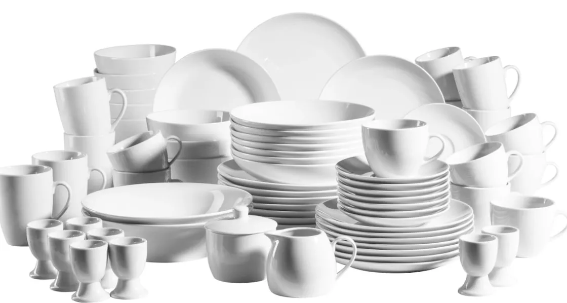 Geschirrsets|Die moderne Hausfrau Geschirr-Set, Porzellan Barca