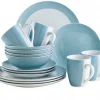 Die moderne Hausfrau Geschirr-Set, Porzellan Kitchen Time II Blau