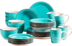 Geschirrsets|Die moderne Hausfrau Geschirr-Set, Steingut Lumaca Laguna