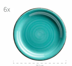 Geschirrsets|Die moderne Hausfrau Geschirr-Set, Steingut Lumaca Laguna