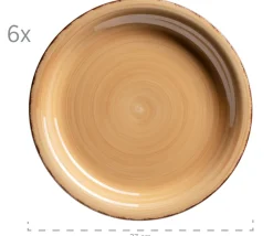 Geschirrsets|Die moderne Hausfrau Geschirr-Set, Steingut Lumaca Olivgrün