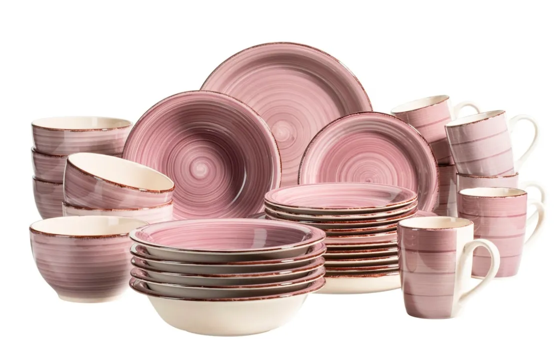 Geschirrsets|Die moderne Hausfrau Geschirr-Set, Steingut Lumaca Berry