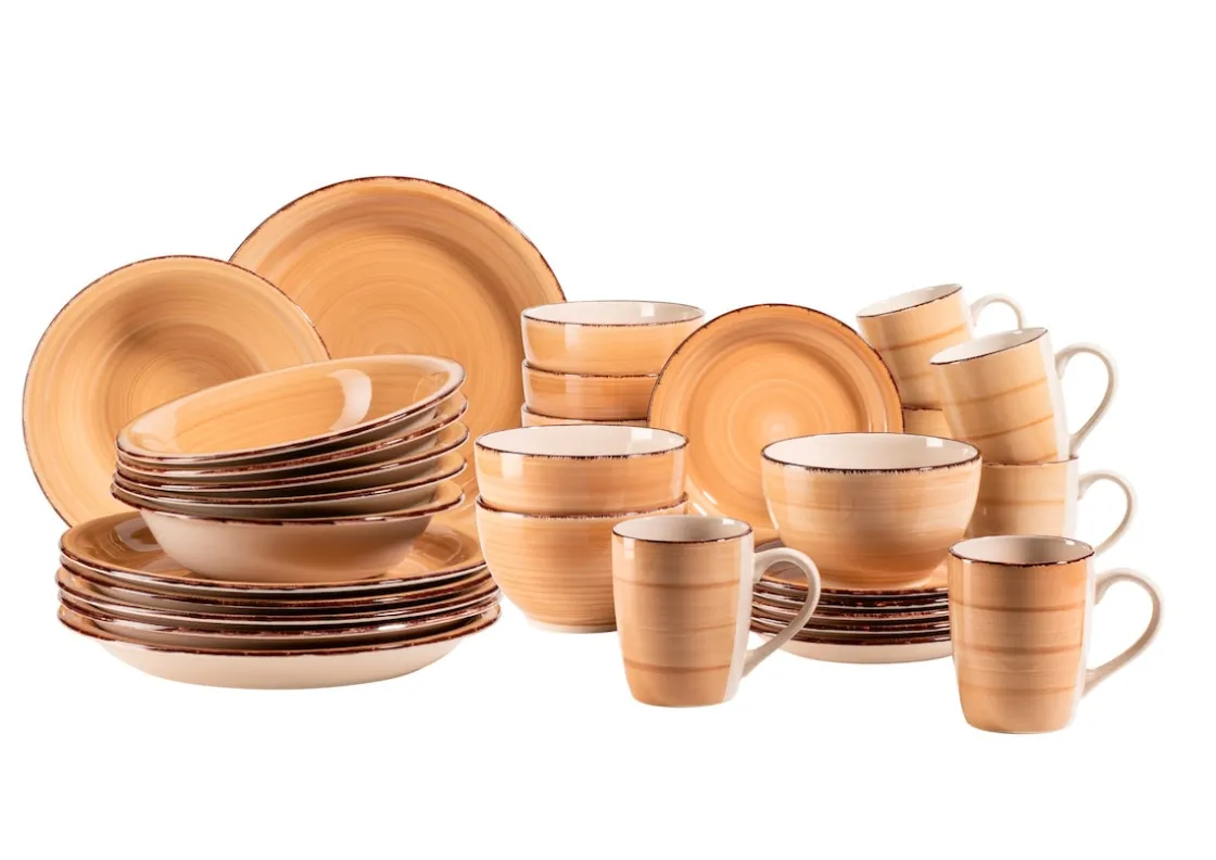 Geschirrsets|Die moderne Hausfrau Geschirr-Set, Steingut Lumaca Berry