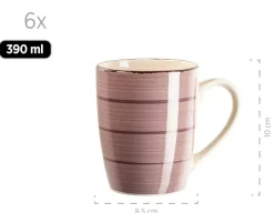 Geschirrsets|Die moderne Hausfrau Geschirr-Set, Steingut Lumaca Berry